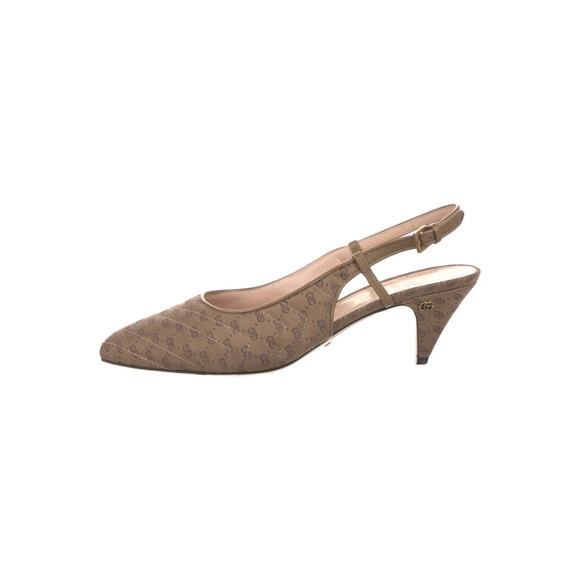 ❤️Gucci GG Canvas Slingback Pumps❤️